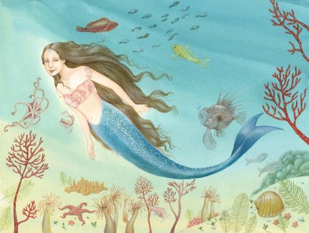 Иллюстрация к сказке Русалочка Ганс христиан Андерсен