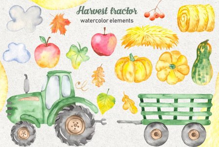 Осенний урожай рисунок