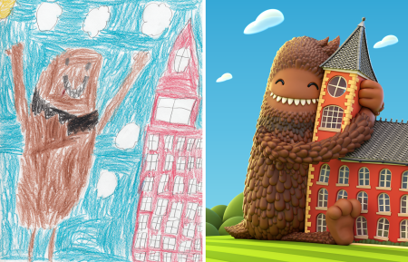 Необычные детские рисунки