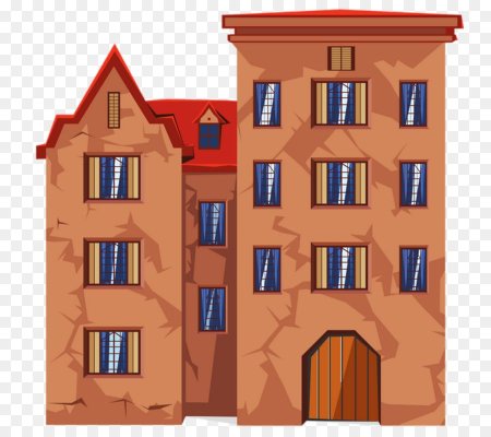 Домик многоэтажный