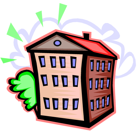 Многоэтажный дом иллюстрация