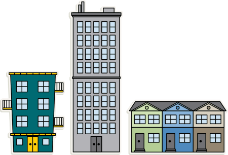 Многоэтажный дом для дошкольников