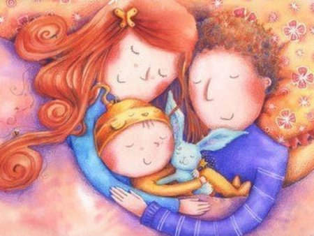 Милые иллюстрации семьи