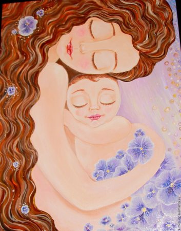 Рисунок на тему материнство