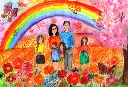 Рисование всей семьей