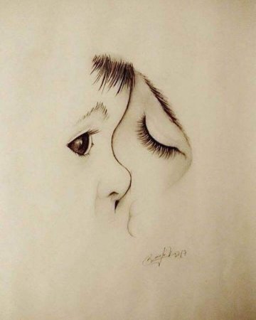 Трогательные рисунки карандашом