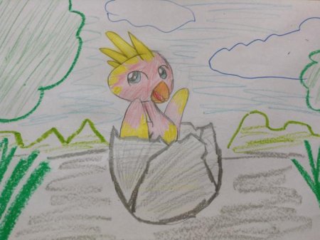 Нарисовать рисунок к балету невылупившихся птенцов Мусоргского