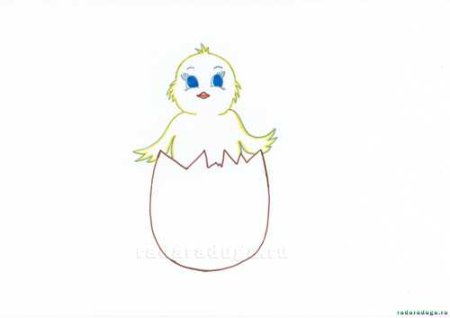 Нарисовать рисунок к балету невылупившихся птенцов Мусоргского