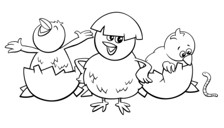 Иллюстрация к балету невылупившихся птенцов