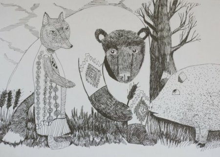 Рисунки сказки народов серби