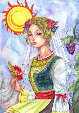 Иллюстрации к сербским сказкам