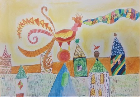 Детские рисунки к сказке кот в сапогах