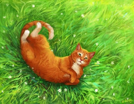 Коты Воители рыжий котёнок
