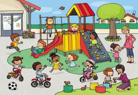 Детский сад рисунок