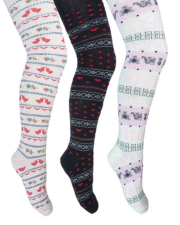 Цветные детские колготки