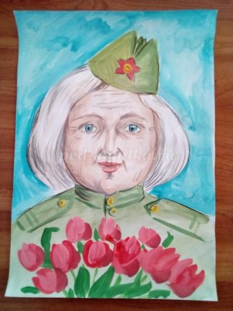Детские рисунки солдатам