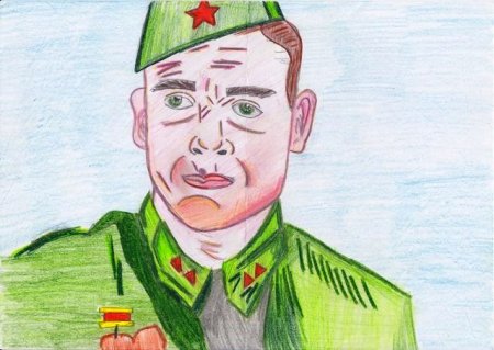 Детские работы на военную тему