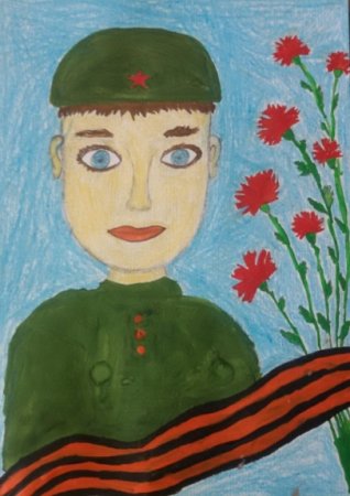 Рисунок солдату