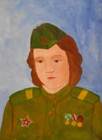 Портрет военного для детей