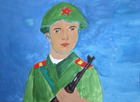 Герои Великой Отечественной войны рисунки