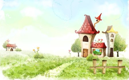 Мультяшные домики