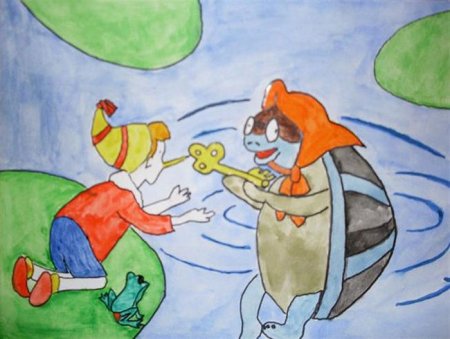Детские рисунки к сказкам