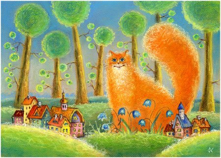 Художница Кротова Светлана коты