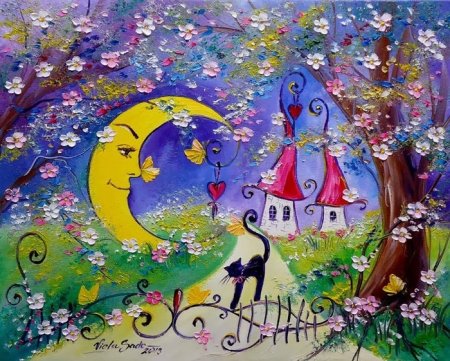 Сказочная Страна гуашью