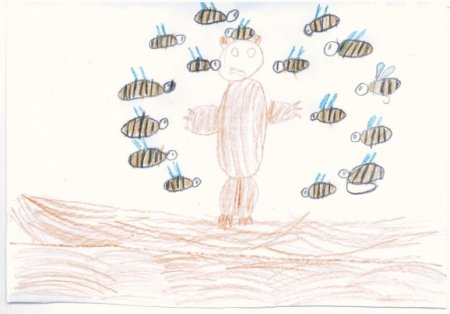 Подвижную игру медведь и пчелы