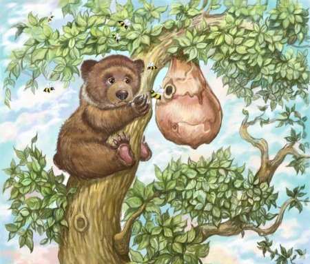 Медведь и пчелы