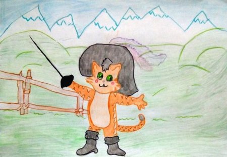 Шарль Перро кот в сапогах рисунок