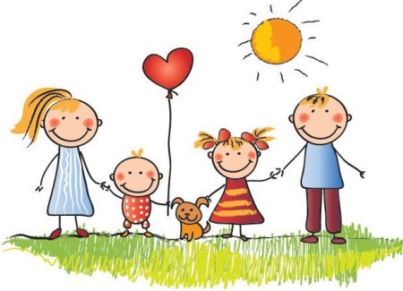 Родители и дети рисунок