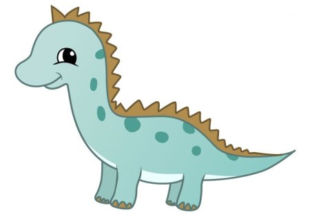 Динозавр рисунок для детей