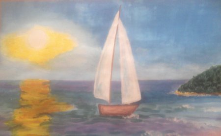 Иллюстрация к парусу Лермонтова