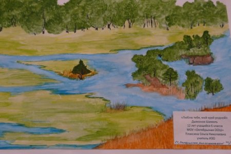 Детские рисунки о Волге
