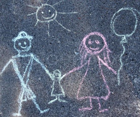 Дорожки на асфальте для детей