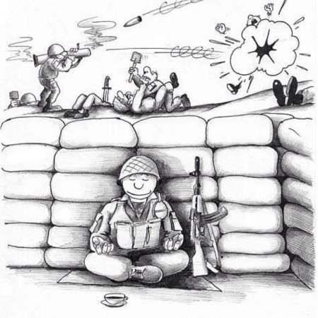 Картинки про военных прикольные не разукрашенные