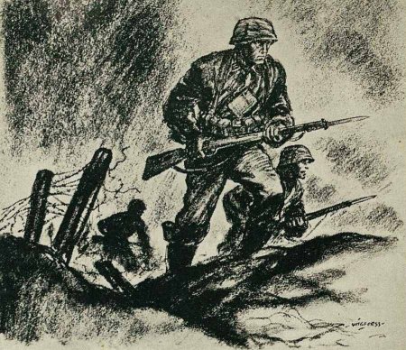 Рисунок на тему Военная тематика