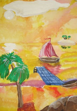 Рисование воспоминание о лете