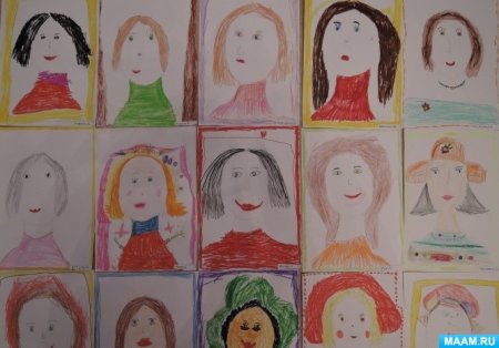 Рисование в детском саду я с мамой