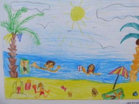 Рисование лето в подготовительной группе