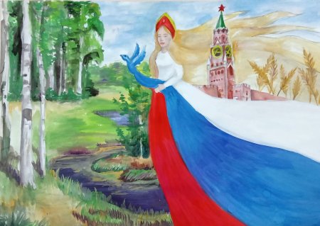 Русь Матушка рисунок для детей