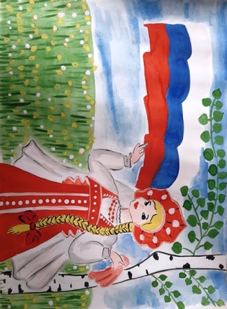 Выставка рисунков моя Родина Россия