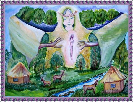 Рисунок на тему Матушка Россия