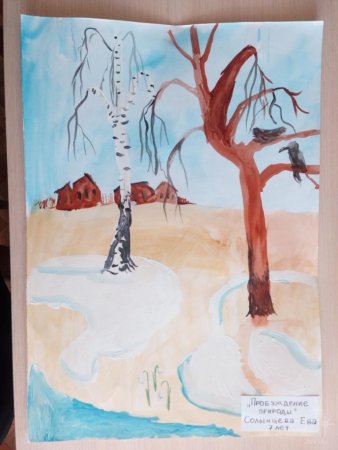 Рисунок на тему Пробуждение природы