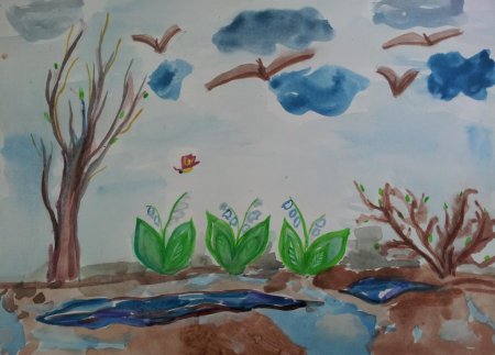 Рисование Весна