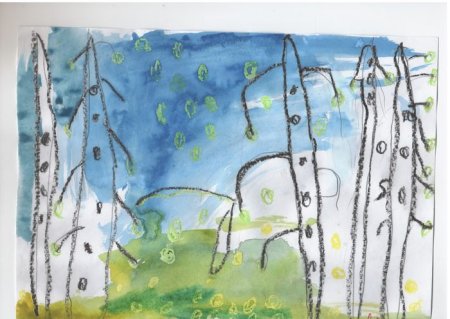 Рисунок Весеннее Пробуждение детский