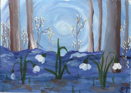 Конкурс рисунков Весеннее настроение