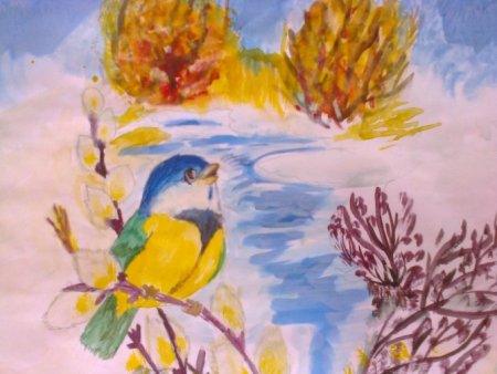 Рисунок на тему Пробуждение природы