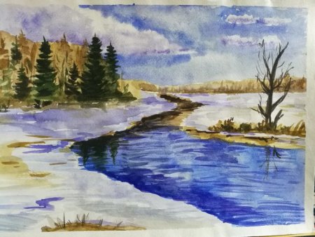 Пробуждение природы иллюстрация